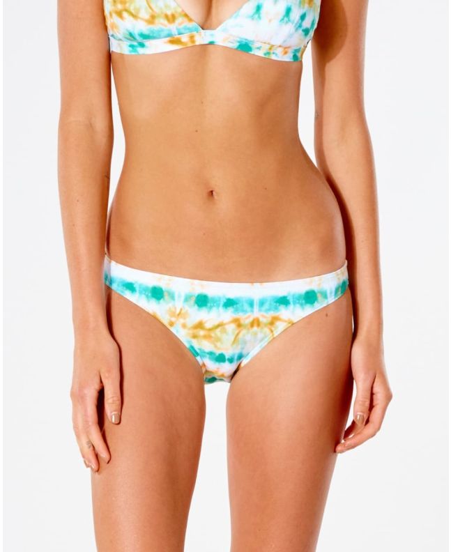 Braguita de bikini de cobertura completa Rip Curl Summer Palm Light Aqua 
