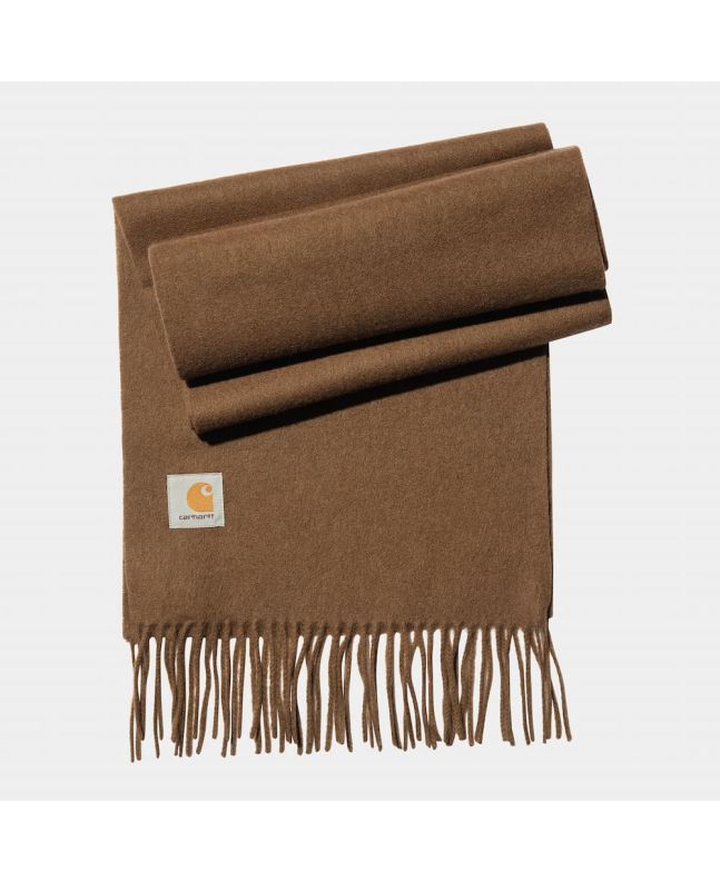 Bufanda de lana Carhartt WIP Clan Scarf Tamarind Marrón Unisex