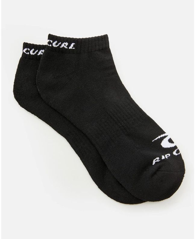 Calcetines cortos Rip Curl Corp Ankle negros para hombre Pack 5 pares