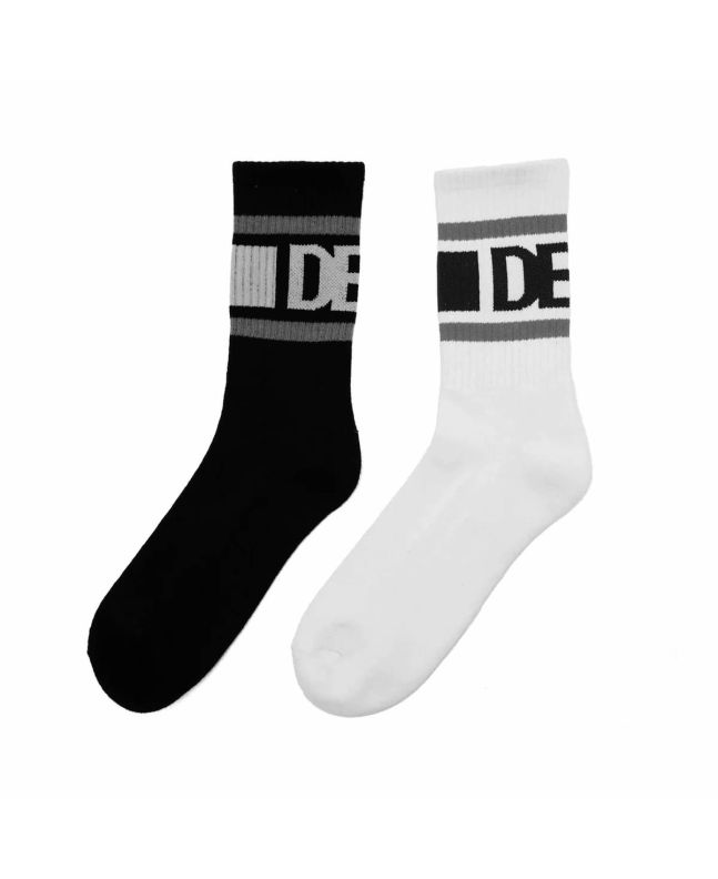 Pack de calcetines Deus Ex Machina Based Socks blanco y negro