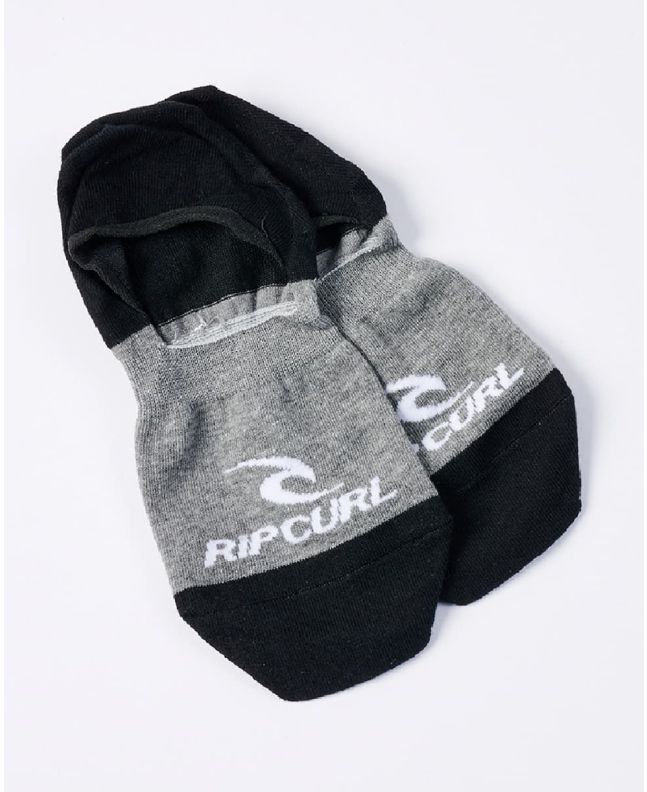 Calcetines invisibles Rip Curl Invisi Sock In a Box Grises para hombre