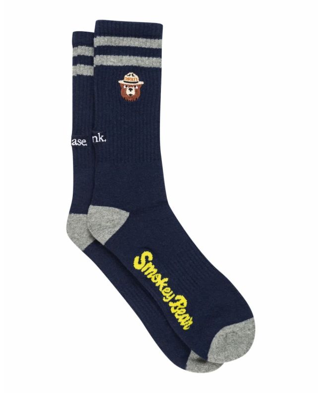 Calcetines altos para Skate Element x Smokey Bear Azul Marino para hombre