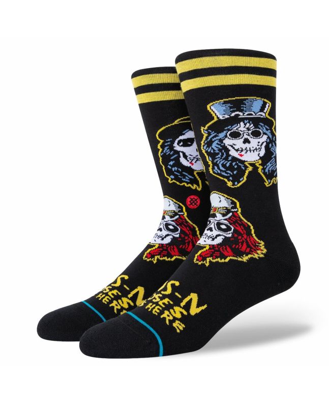 Calcetines Stance Guns N Roses Appetite en color negro Unisex Talla L