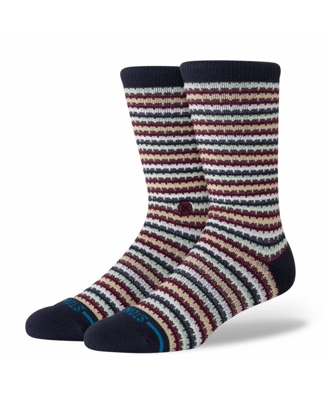 Calcetines Stance Chiclets Waffle Knit Crew Azul Marino Unisex