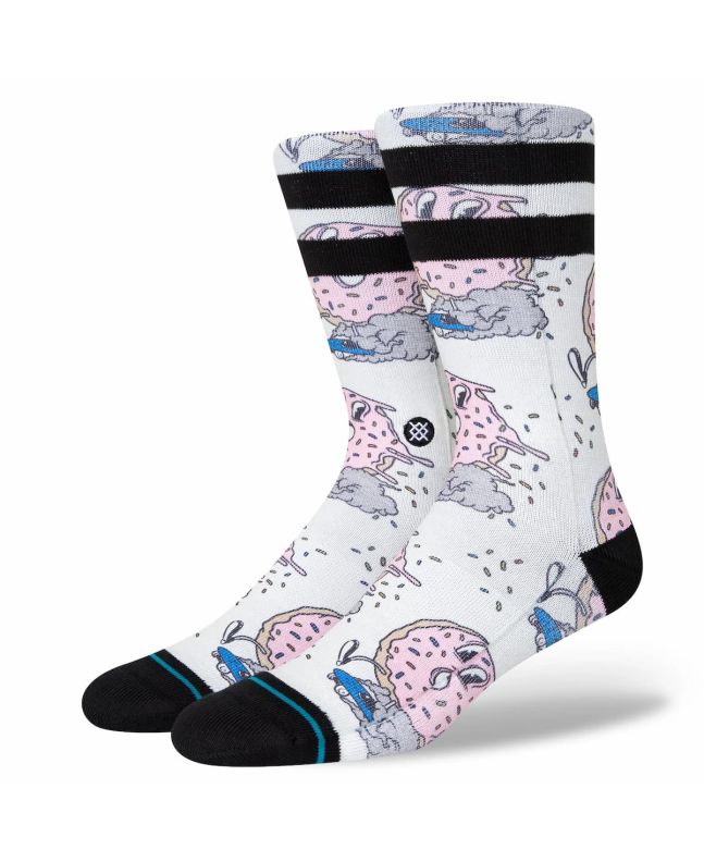 Calcetines Stance Cruzen For a Bruzin blancos Unisex