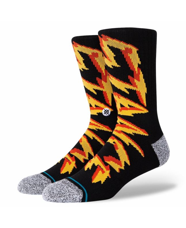Calcetines Stance Electrified Unisex en color negro 