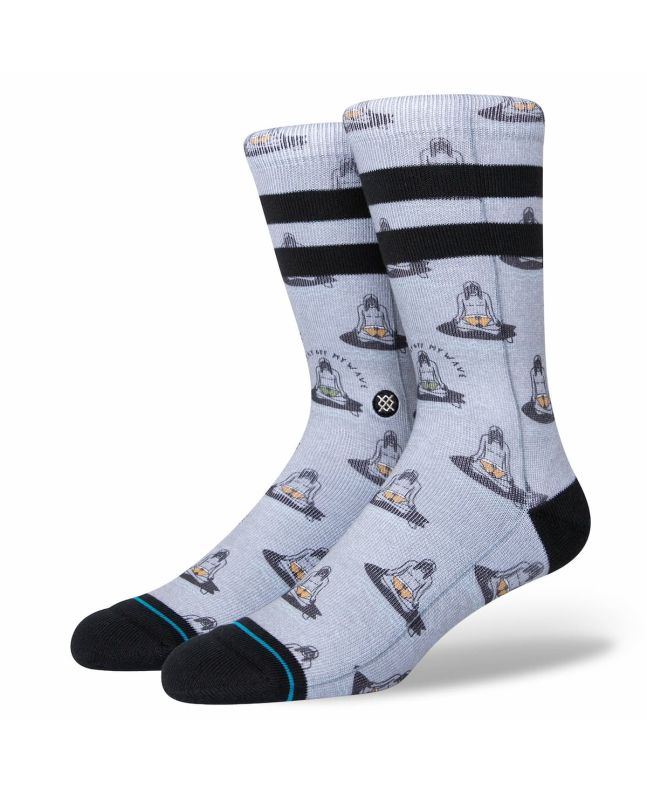 Calcetines Stance Namastay Off my wave Unisex en color gris