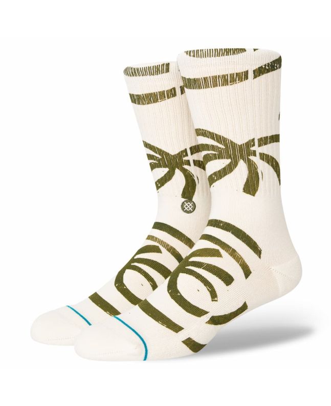 Calcetines Stance Twisted Crew blancos Unisex
