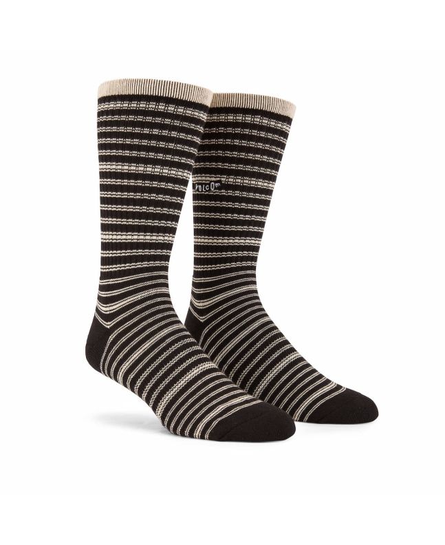 Calcetines Volcom Stripes Negros a rayas para hombre
