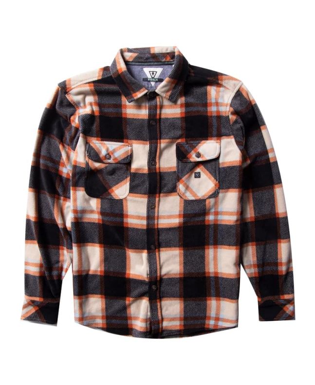 Camisa polar de franela Vissla Eco Zy LS Oxide para hombre