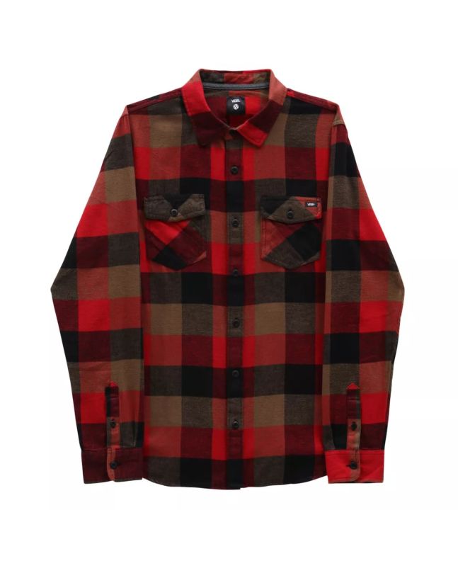 Camisa de franela Vans Box Flannel Roja para hombre