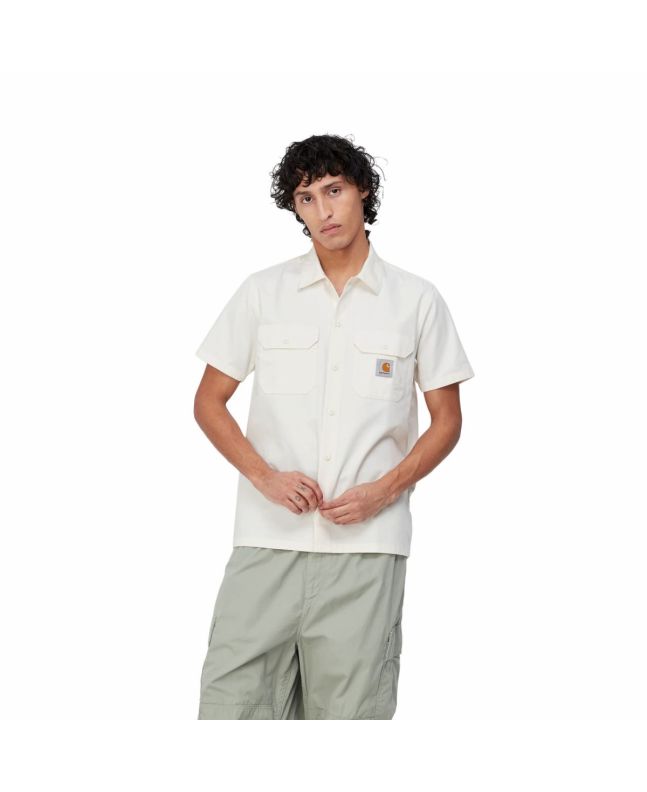 Hombre con camisa de manga corta Carhartt WIP Master Shirt Wax