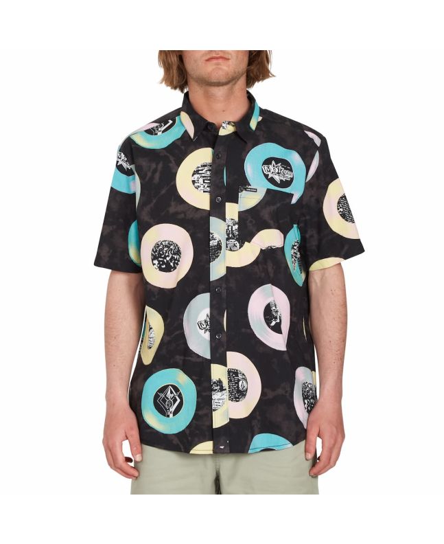 Hombre con Camisa de manga corta Volcom V Entertainment LP Negra