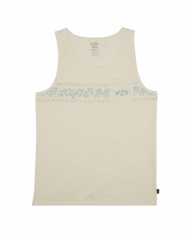 Camiseta sin mangas Billabong Spinner Blanca para hombre