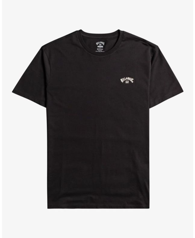 Camiseta de manga corta Billabong Arch Crew negra para hombre