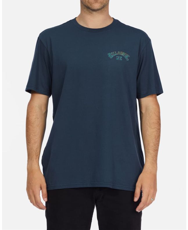 Hombre con camiseta de manga corta Billabong Arch Fill azul marino 
