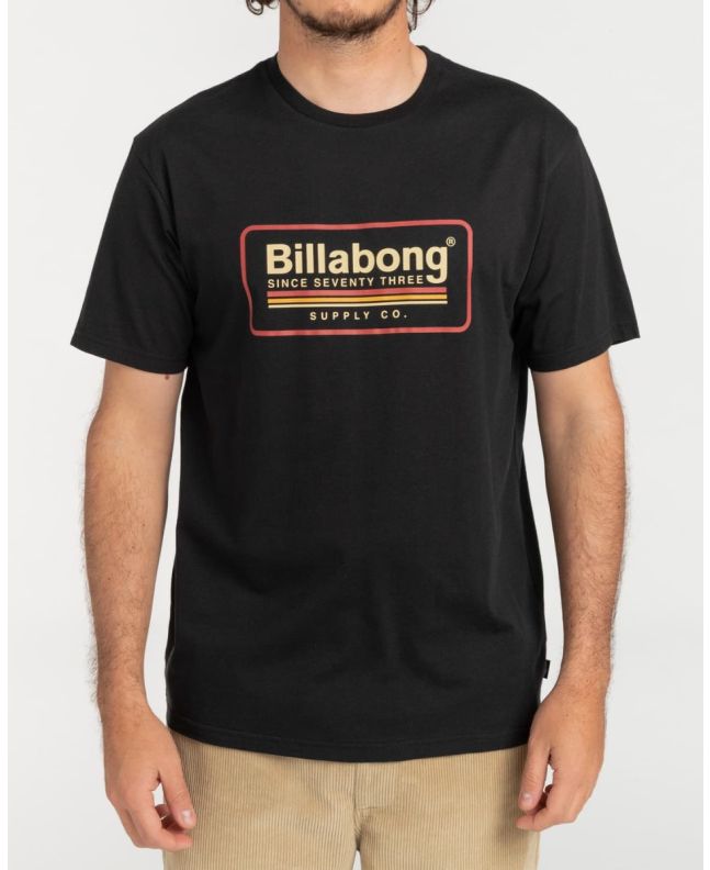 Hombre con camiseta de manga corta Billabong Pacifico negra