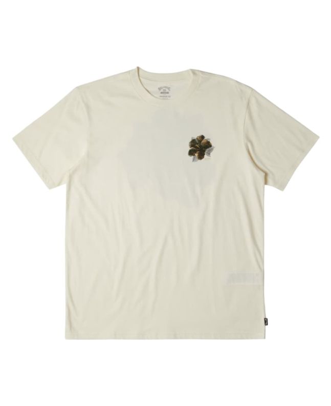 Camiseta de manga corta Billabong Pupukea Camo Blanca para hombre