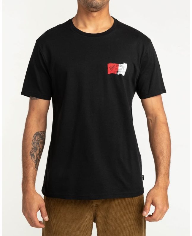 Hombre con Camiseta de manga corta Billabong Ripped Negra