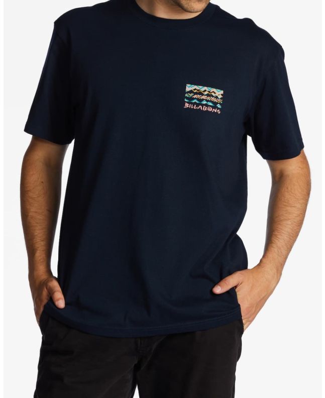 Hombre con Camiseta de manga corta Billabong Segment Azul Marino