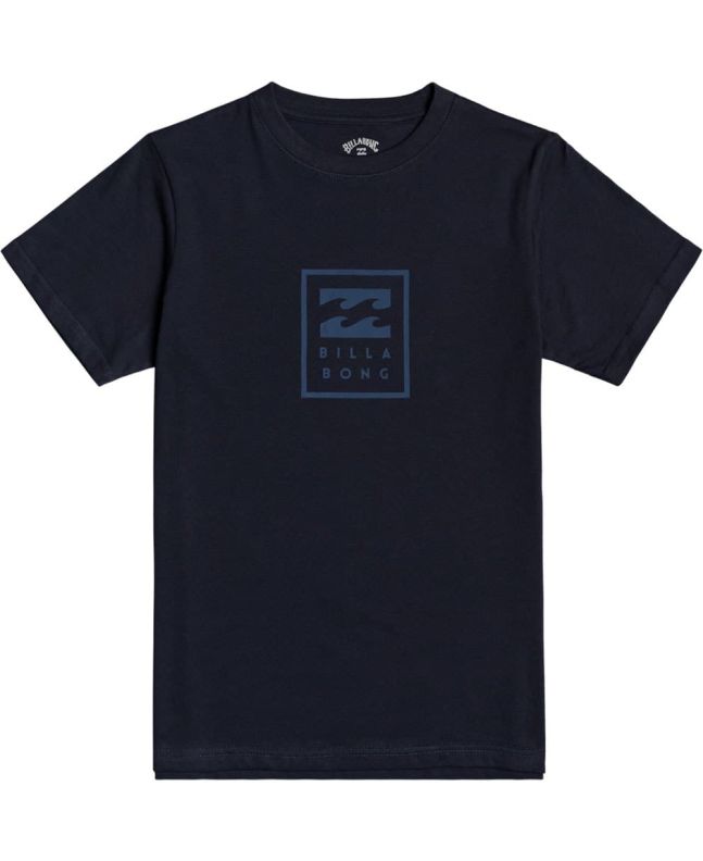 Camiseta de manga corta Billabong Unity azul marino para niño