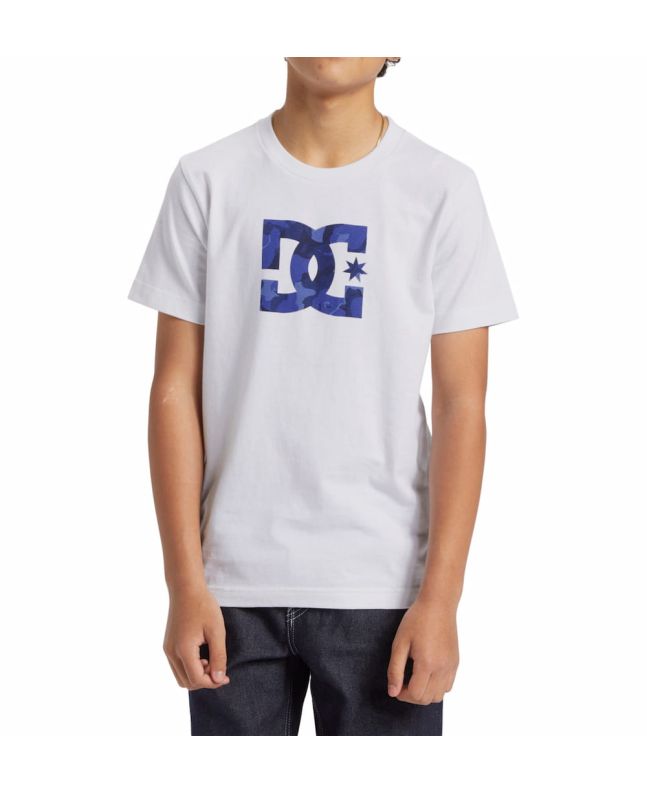 Niño con Camiseta de manga corta DC Shoes DC Star Fill Blanco-Camo