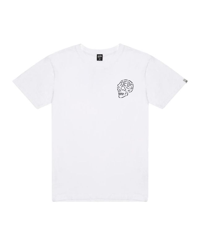 Camiseta de manga corta Deus Ex Machina Venice Skull blanca