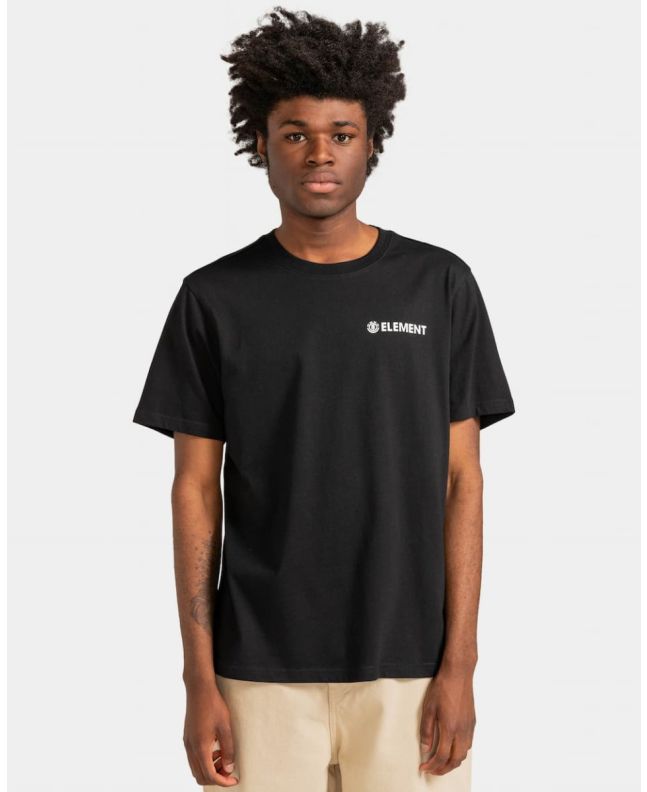 Hombre con Camiseta orgánica de manga corta Element Blazin Chest Negra