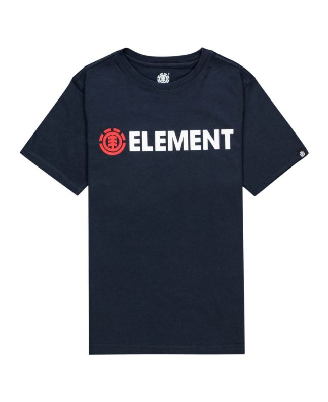 Camiseta de manga corta Element Blazin Youth azul marino para chico 8 a 16 años