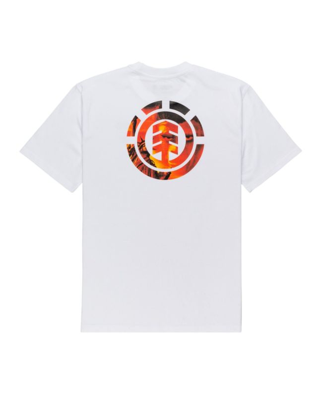 Camiseta de manga corta Element Brand Pota Victory blanca para hombre