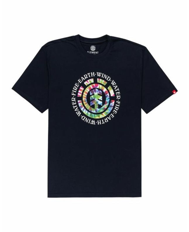 Camiseta de manga corta Element Brand Santoro azul marino para hombre