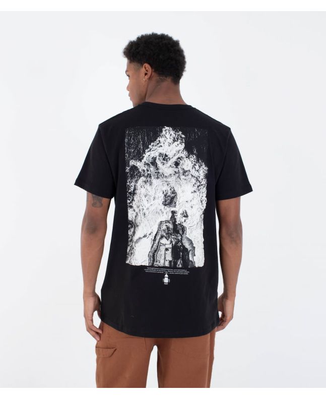 Hombre con Camiseta de manga corta Hurley Nazare Lithse Negra
