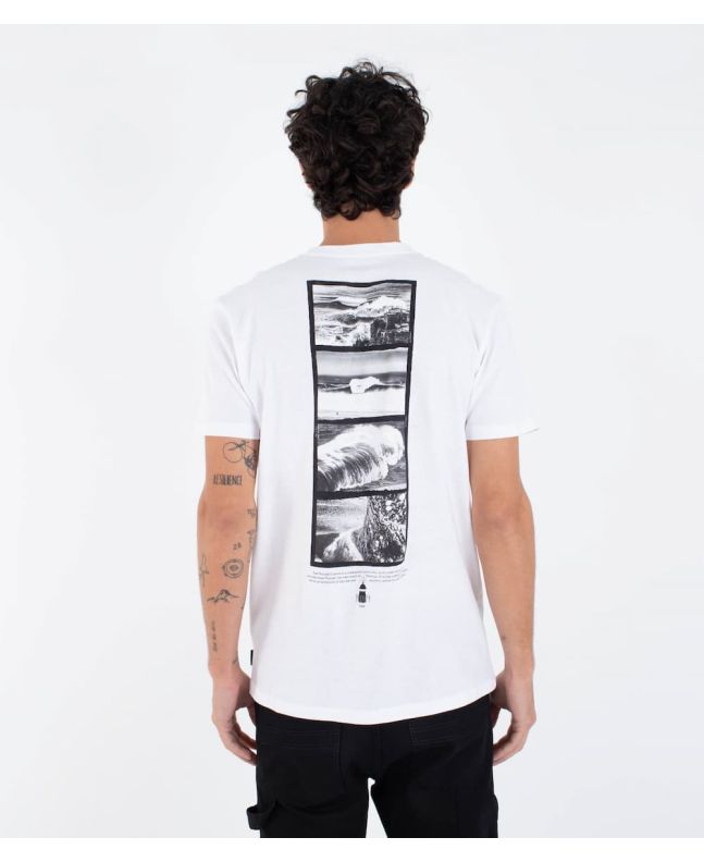 Hombre con Camiseta de manga corta Hurley Nazare Sqns Blanca
