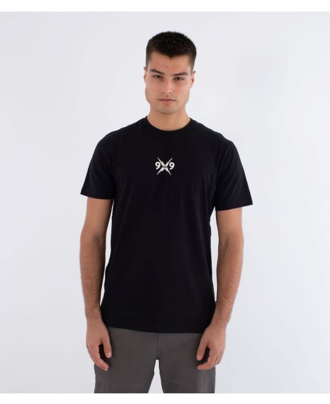 Hombre con camiseta de manga corta Hurley XXX Series Negra