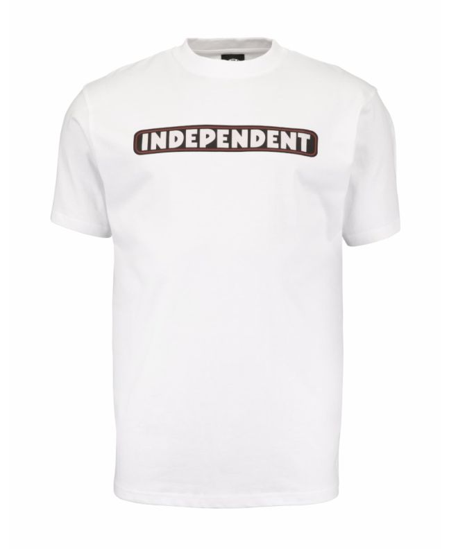Camiseta de manga corta Independent Bar Logo blanca para hombre