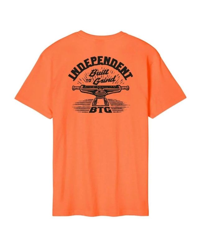 Camiseta de manga corta Independent BTG Lino Truck Naranja para hombre