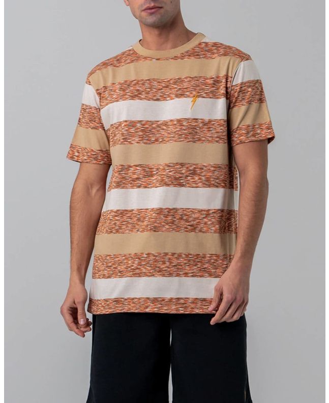 Hombre con Camiseta de manga corta Lightning Bolt Stanley a rayas