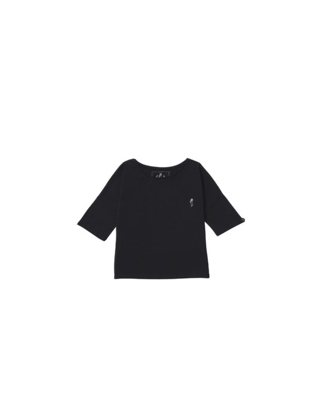 Camiseta Sereas Ohiala Deba negra para mujer