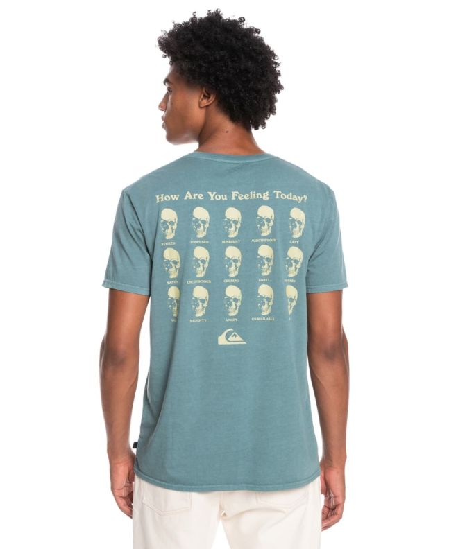 Hombre con Camiseta de manga corta Quiksilver How are your feeling verde