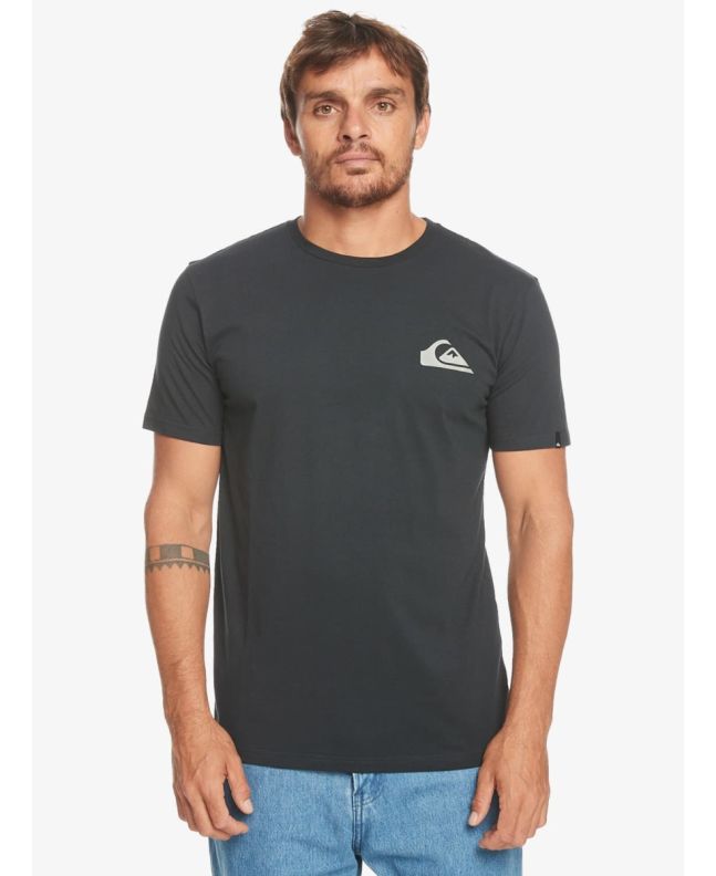 Hombre con Camiseta de manga corta Quiksilver MW Mini Logo Negra 