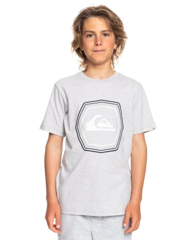 Chico con camiseta de Manga Corta Quiksilver New Noise gris