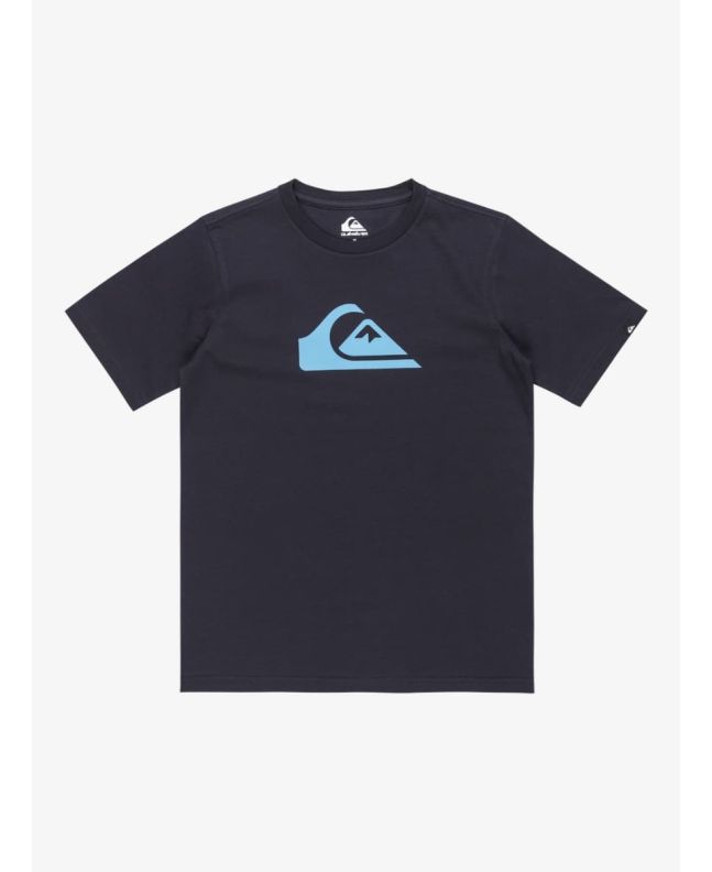 Camiseta de manga corta Quiksilver Ev Comp Logo Azul Marino Oscuro para chico 8-16 años