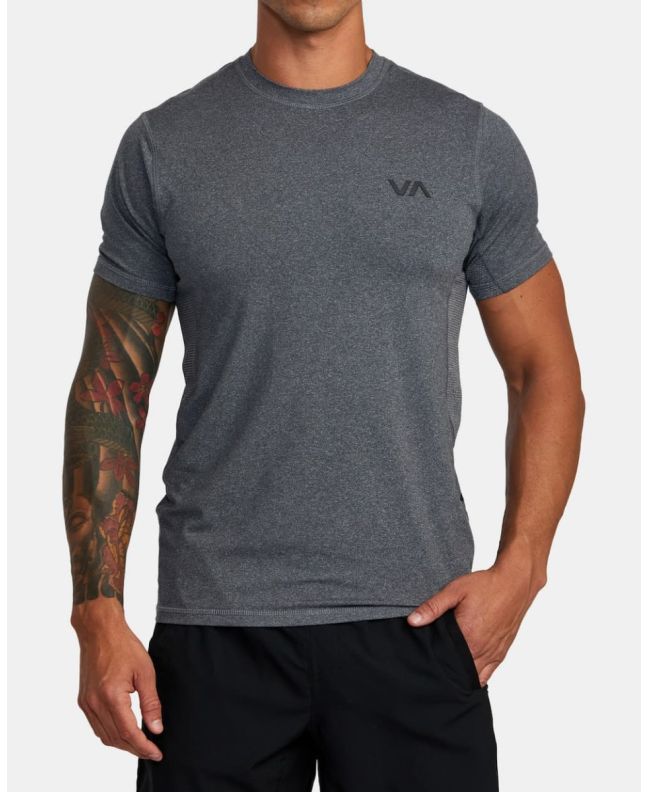 Hombre con Camiseta deportiva de manga corta RVCA VA Sport Vent Gris 