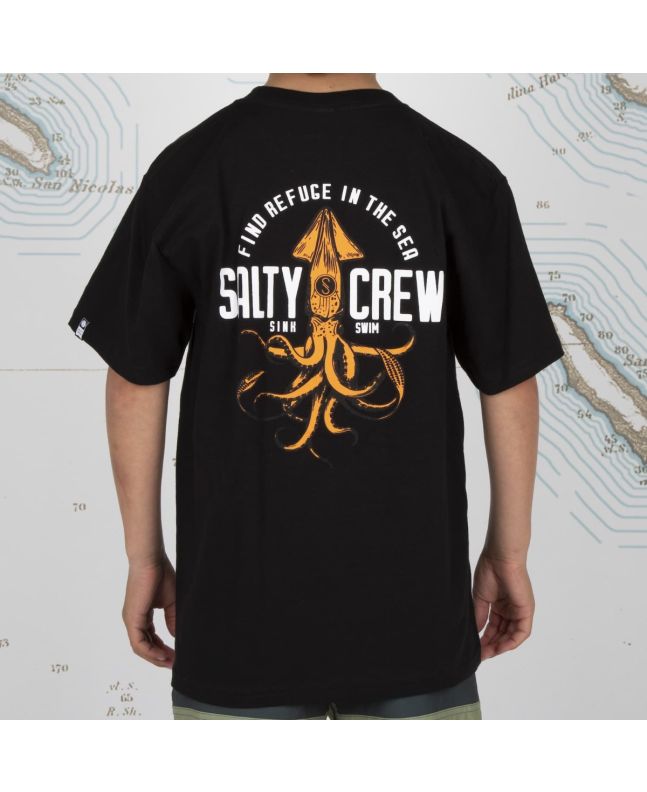 Niño con camiseta de manga corta Salty Crew Colossal Boys negra