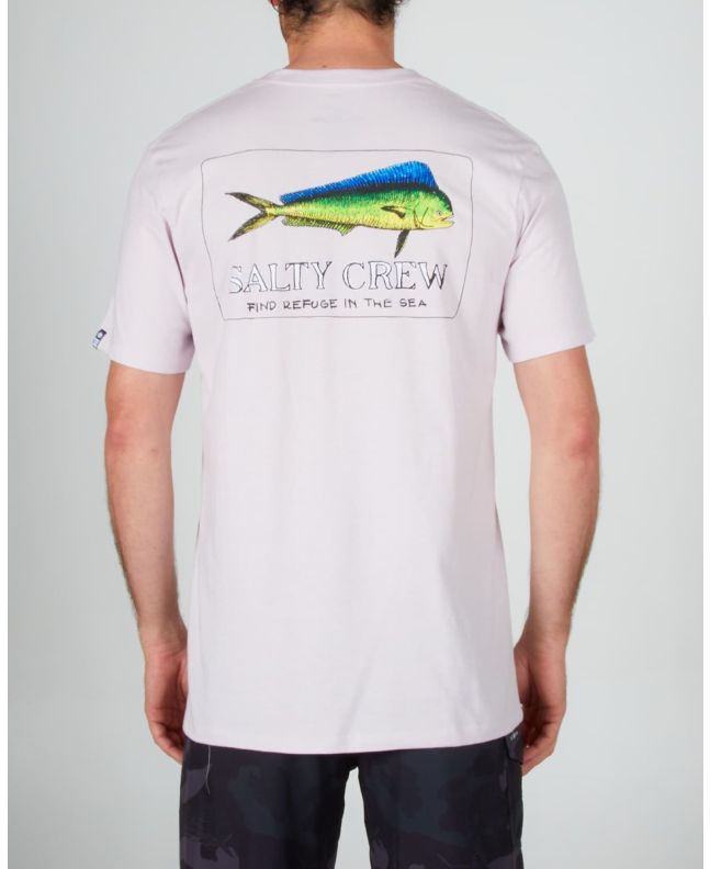 Hombre con Camiseta de manga corta Salty Crew El Dorado Premium lavanda