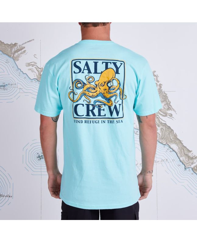 Hombre con Camiseta de manga corta Salty Crew Ink Slinger Standard Sea Foam