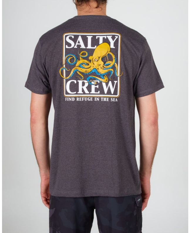 Hombre con Camiseta de manga corta Salty Crew Ink Slinger Standard gris