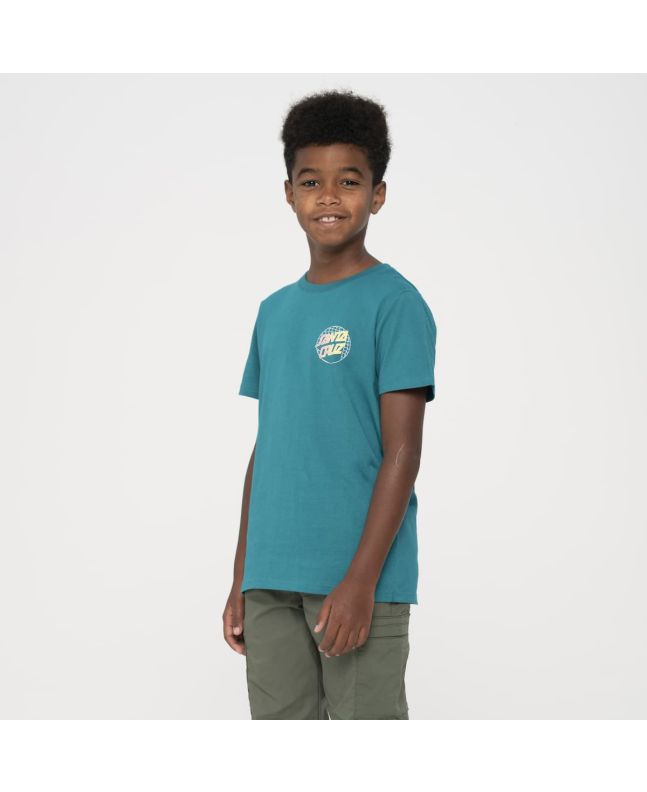 Niño con Camiseta de manga corta Santa Cruz Grid Delta Dot Kids Verdigris 