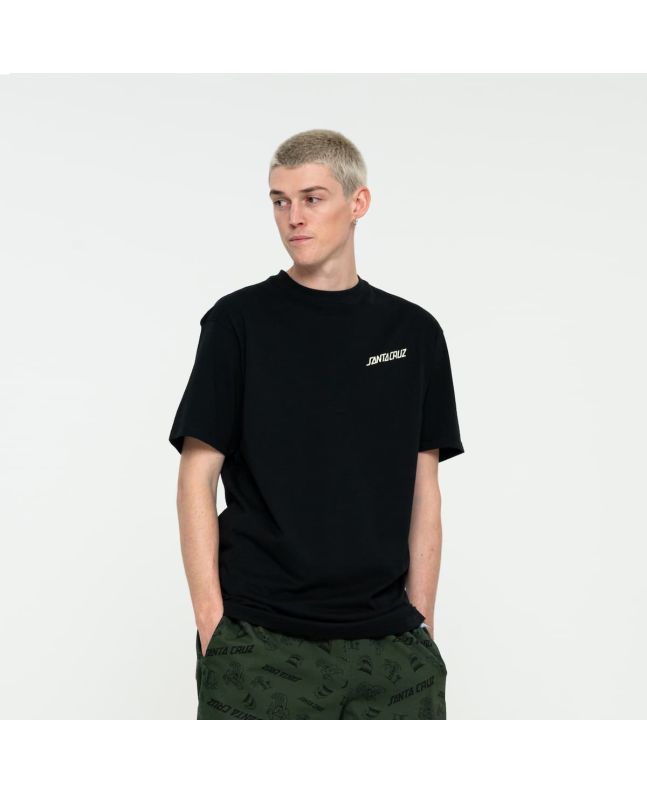 Hombre con Camiseta de manga corta Santa Cruz Shadowless Dot Negra
