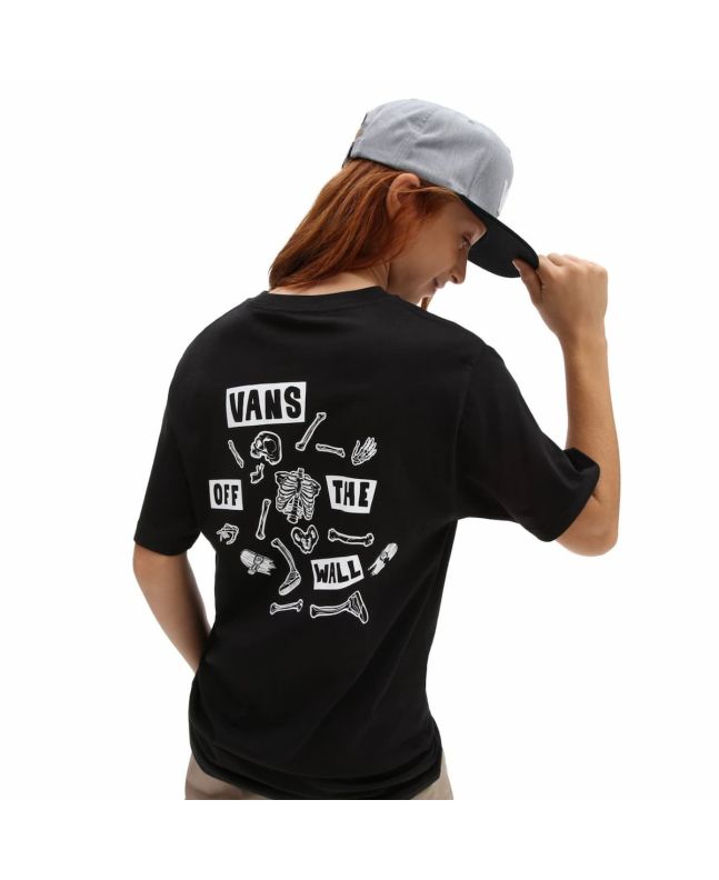 Niño con Camiseta de manga corta Vans Bone Yard Negra